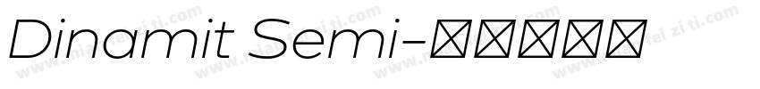 Dinamit Semi字体转换